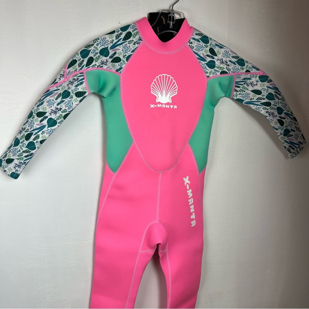 Dive And Sail Pink Recreational Wetsuit Girls  X-Manta Size L